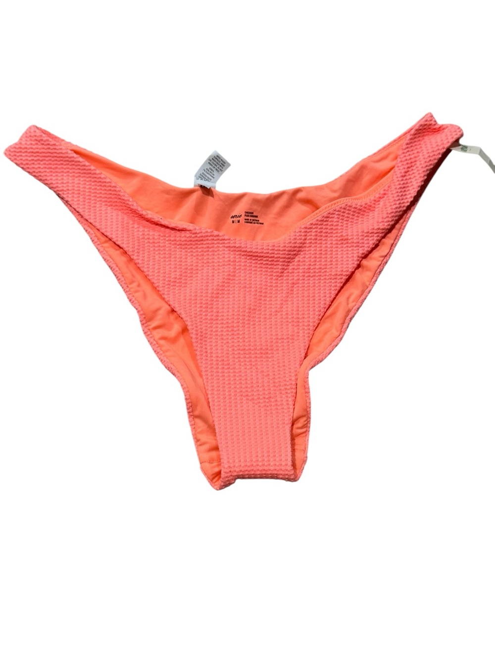 Coral Textured Bikini Bottom - Medium